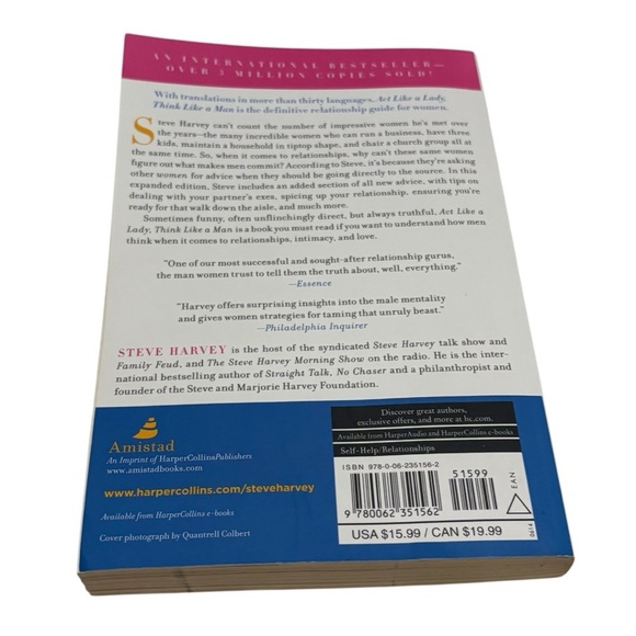 Act Like a Lady, Think Like a Man Book - Picture 2 of 3